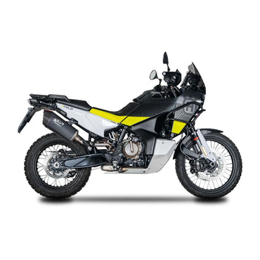 KTM 790/890 Adventure / Husqvarna Norden 901 Fighter Evo slip-on, sort – Spark – produktdetalje fra alternativ vinkel, billede 2