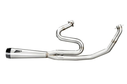 Harley-Davidson Touring (24) 2-i-1 komplet udstødning, poleret – Zard – produktbillede 3