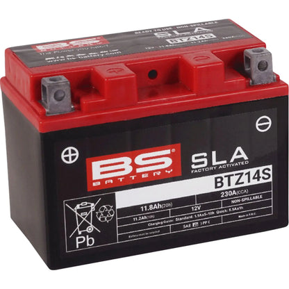 BS Battery BTZ14S 12V 11,2Ah 230A AGM MC batteri