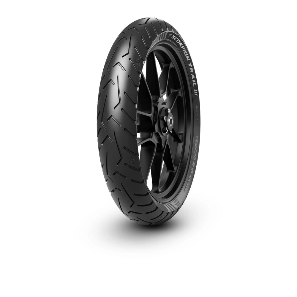 Pirelli Scorpion Trail III 120/70 ZR19 60W TL – spec. D – fordæk – originalt Pirelli fordæk med alsidigt greb på både asfalt og grus. Køb hos Mo2parts.