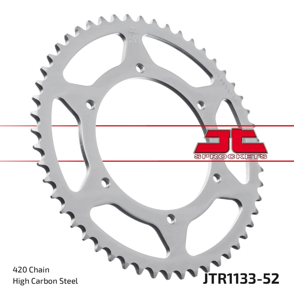 Bagtandhjul 52T, 420 – stål, JTR1133.52 – JT Sprockets