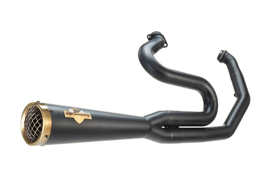 Harley-Davidson Touring (17-23) 2-i-1 komplet udstødning, 120th sort/bronze – Zard