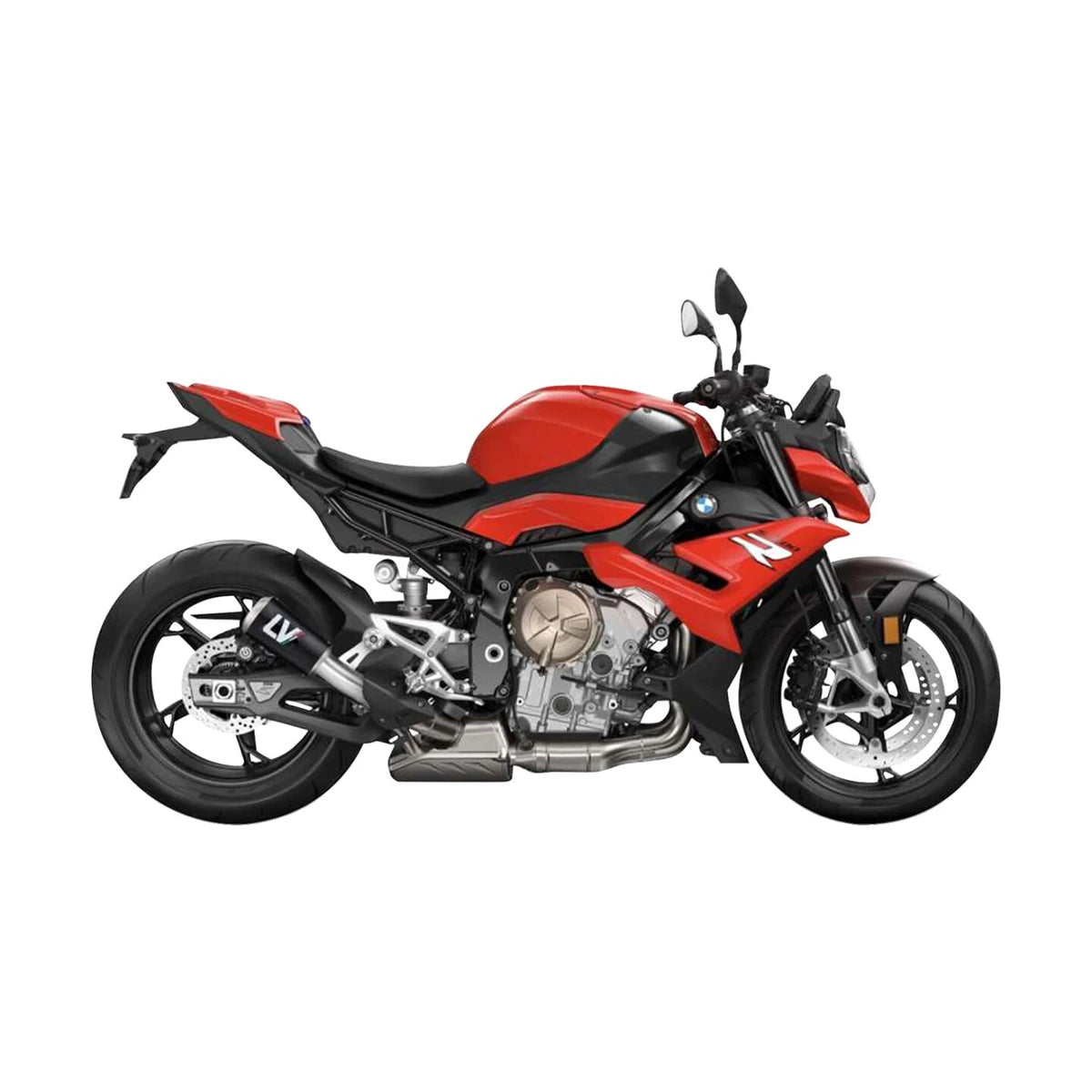 BMW S1000RR (19-26) m.fl. LeoVince LV-10 slip-on – carbon – ekstra produktvisning af lyddæmper, finish og detaljer 2