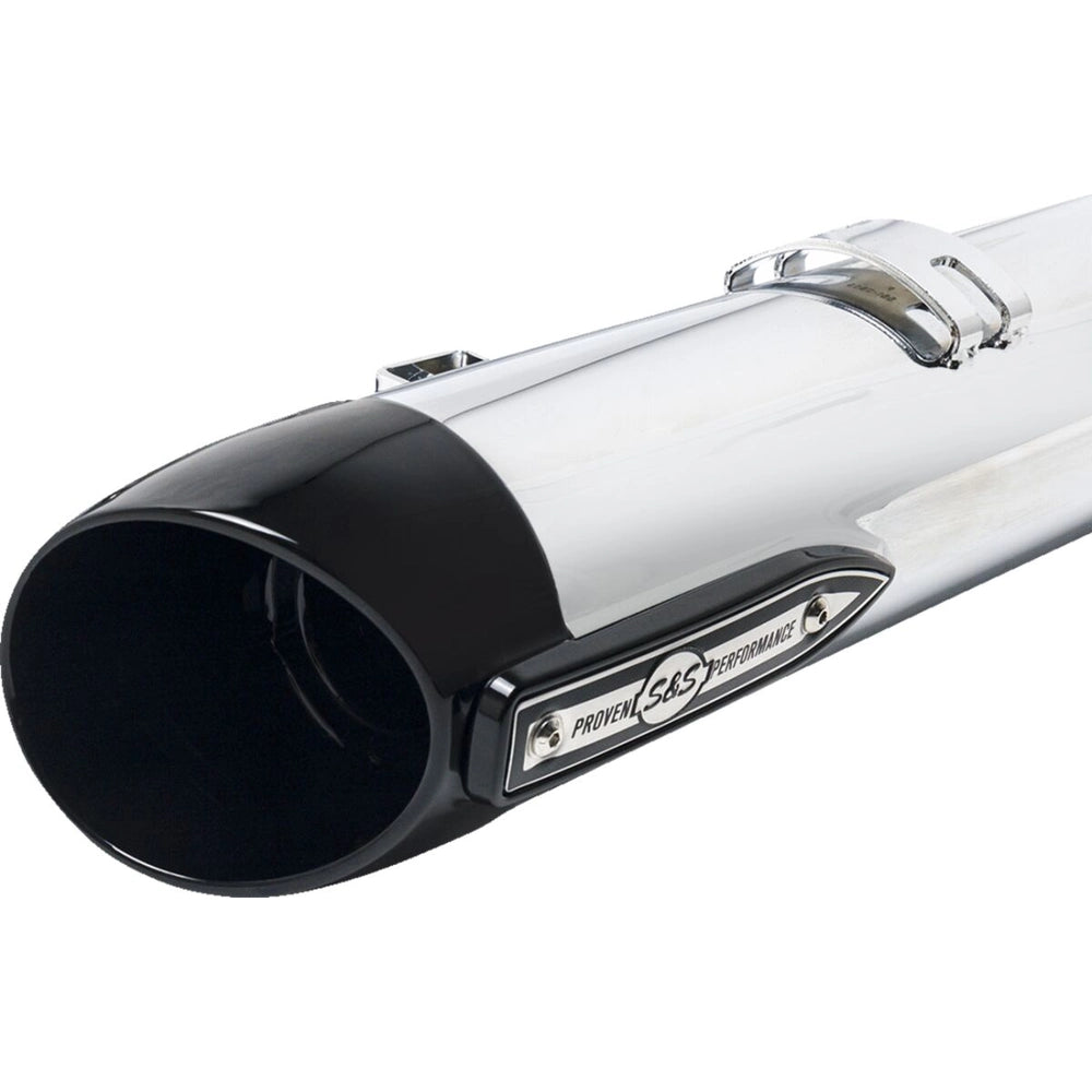 Indian Elite (14-26) 4" Broadhead Slip-On Mufflers, krom, Slash-Cut end cap – S&S Cycle – teknisk produktdetalje 17