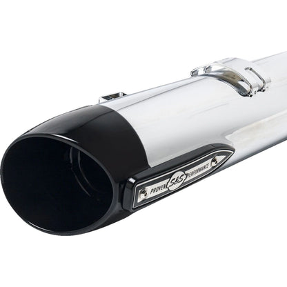 Indian Elite (14-26) 4" Broadhead Slip-On Mufflers, krom, Slash-Cut end cap – S&S Cycle – teknisk produktdetalje 17