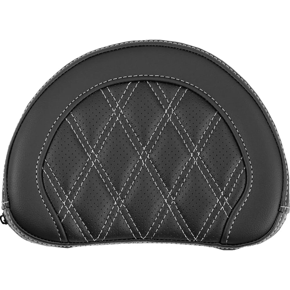 sissy bar pude Lattice Stitch/ White Stitching, 25,5 cm (10") × 20,5 cm (8") – Saddlemen