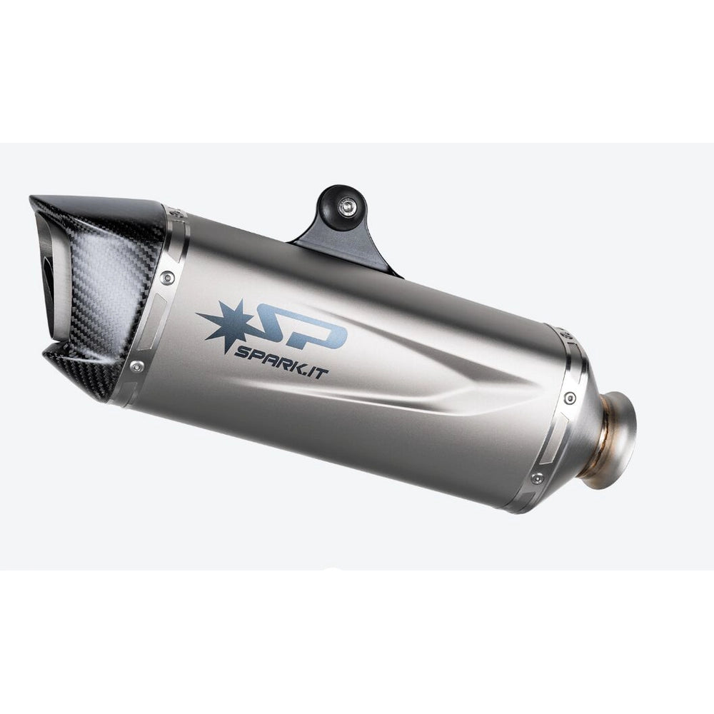 KTM Super Duke 1290 GT (20-24) Force Evo slip-on, titanium – Spark – fritlagt produktvisning