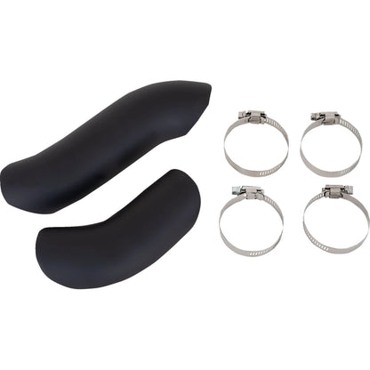 Harley-Davidson Touring (17-23) Hi-Output RR Heat Shield Kit varmeskjold, sort – Vance & Hines – detaljebillede af udstødning og finish 2