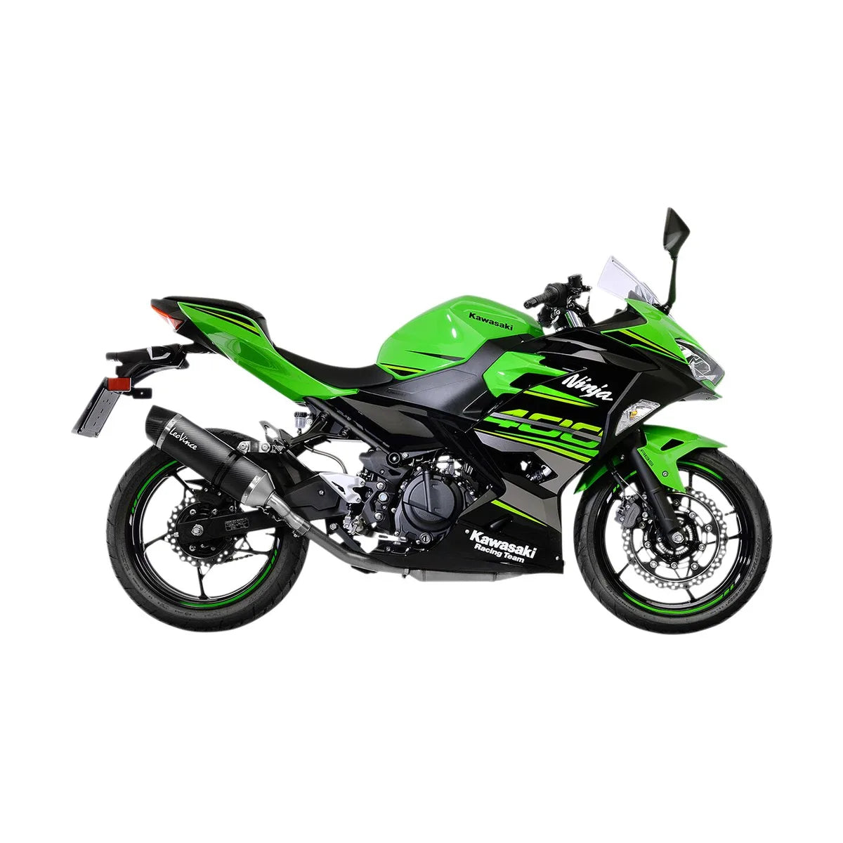 Kawasaki Z400 (19-26) m.fl. LeoVince LV One EVO slip-on – carbon – ekstra produktvisning af lyddæmper, finish og detaljer 3