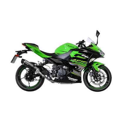 Kawasaki Z400 (19-26) m.fl. LeoVince LV One EVO slip-on – carbon – ekstra produktvisning af lyddæmper, finish og detaljer 3