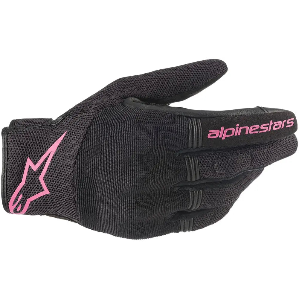 MC handsker Stella Copper – Sort/Fuchsia, str. S fra Alpinestars – primært produktbillede