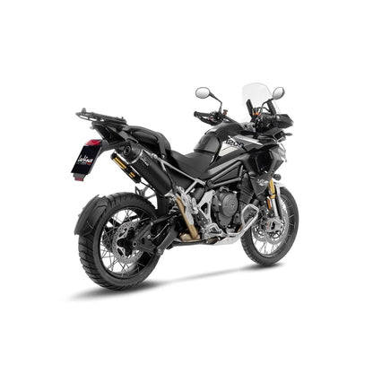 Triumph Tiger 1200 GT (22-26) LeoVince Nero slip-on – rustfri – mat sort – ekstra produktvisning af lyddæmper, finish og detaljer 5