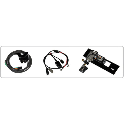 Legend Suspension Harley-Davidson Touring (96-25) AIR-A luftaffjedring, 13", sort betjeningskontakt – produktbillede 5, varenr. 1311-0153
