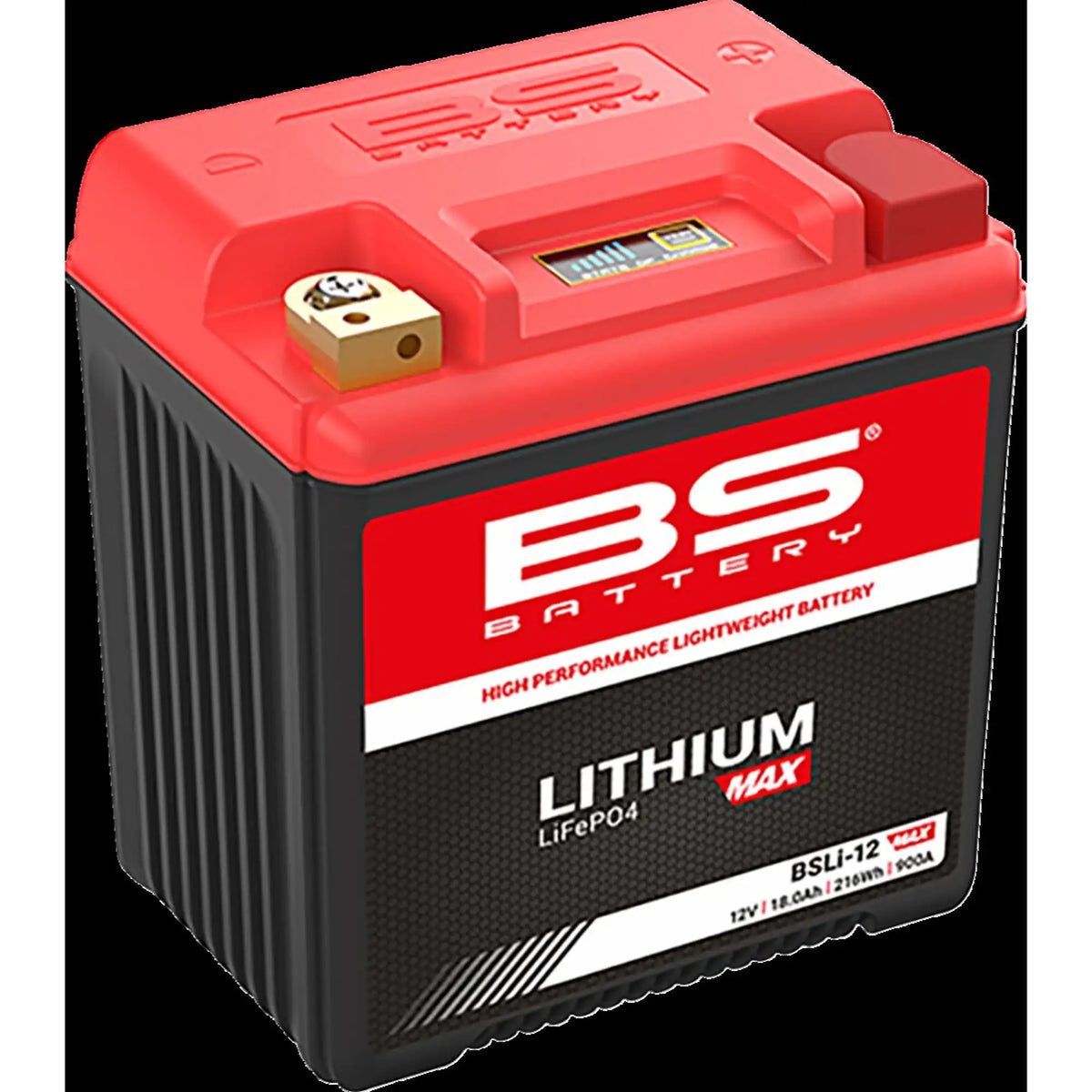 BS Battery BSLi-12 MAX 12,8V 18Ah 900A LiFePO4 lithium MC batteri