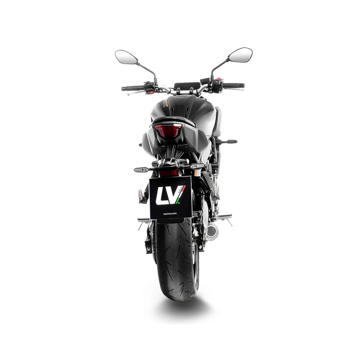 Yamaha MT-07 (20-26) m.fl. LeoVince LV-10 komplet udstødning – rustfri – 15272FBU – ekstra produktvisning af udstødningssystem, design og detaljer 10