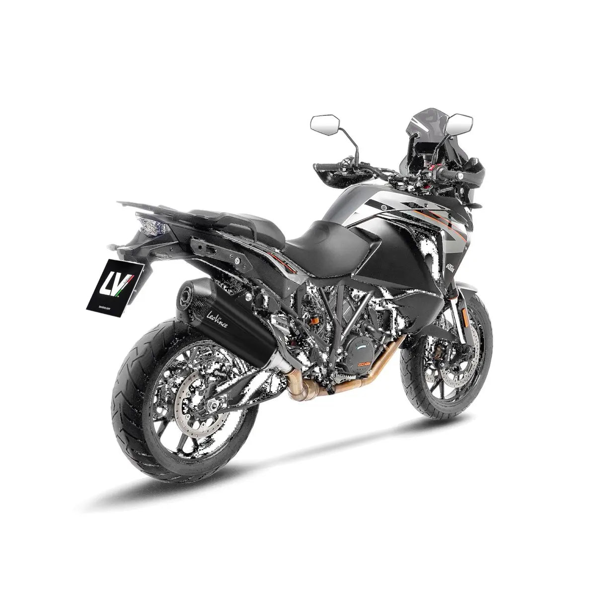 KTM SUPER Adventure 1290 (15-20) m.fl. LeoVince LV-12 R slip-on – rustfri – ekstra produktvisning af lyddæmper, finish og detaljer 3