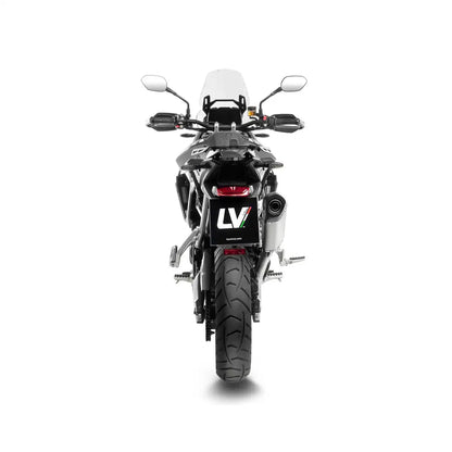 Triumph Tiger 900 GT (24-26) LeoVince LV-14 slip-on – rustfri – titanium-look – 15629 – ekstra produktvisning af lyddæmper, finish og detaljer 3