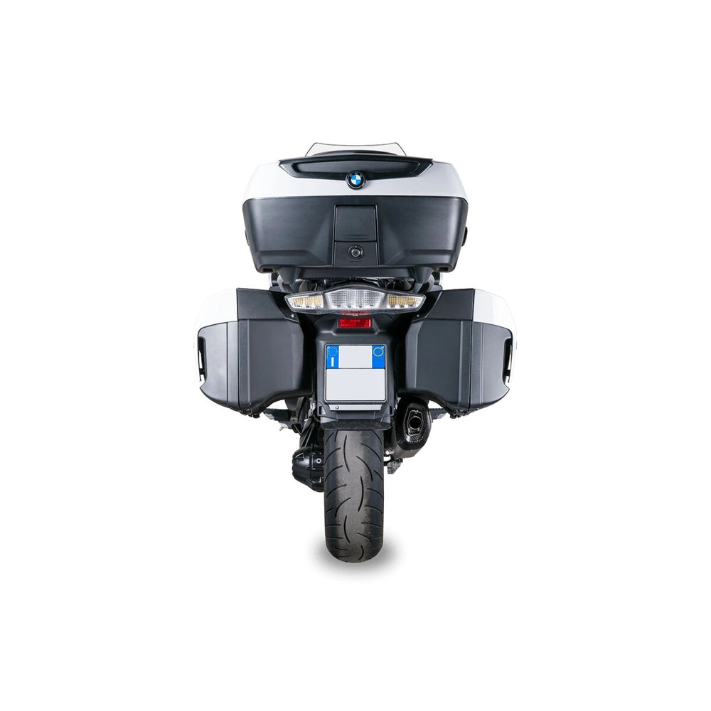 BMW R 1250 RT (19-24) Fighter Evo slip-on, titanium – Spark – produktdetalje fra alternativ vinkel, billede 4