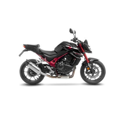 Honda CB750 (23-26) LeoVince LV-14 R slip-on – rustfri – godkendt – titanium-look – 15600 – ekstra produktvisning af lyddæmper, finish og detaljer 7