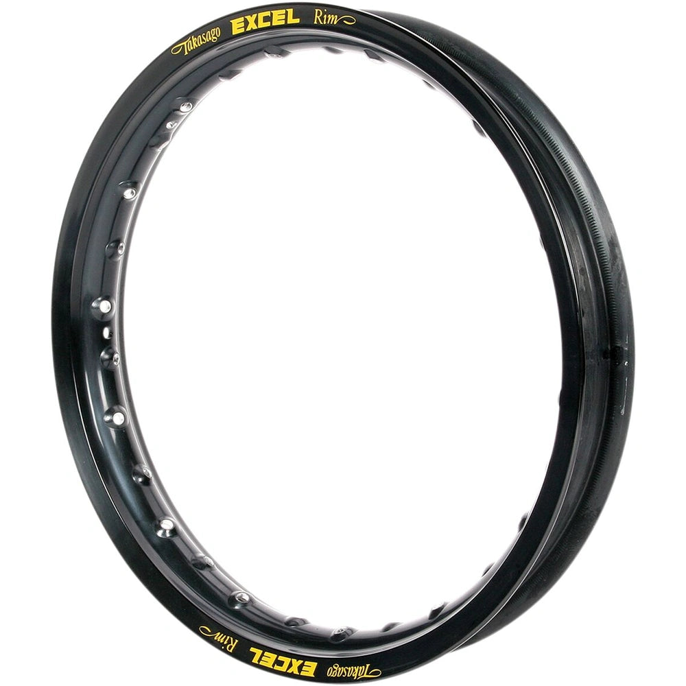 Excel Takasago MX/Enduro fælg 16x1.85, bag, 28H til Kawasaki 1998–2021 – sort – Excel hjuldel til MX, Enduro eller Supermoto
