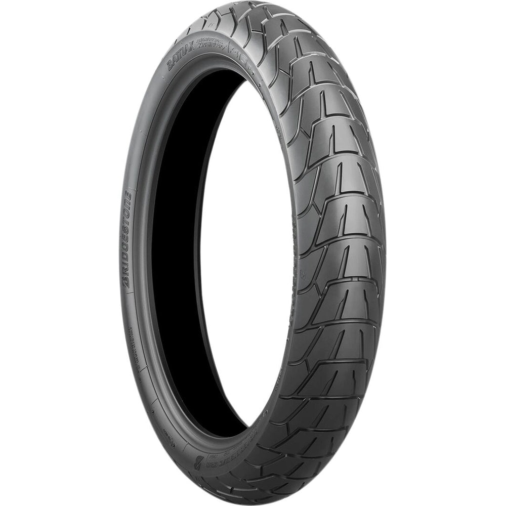 Bridgestone Battlax Adventurecross Scrambler AX41S 120/70R17 58H TL – fordæk – originalt Bridgestone fordæk med markant scrambler-look og trygge vejegenskaber. Køb hos Mo2parts.