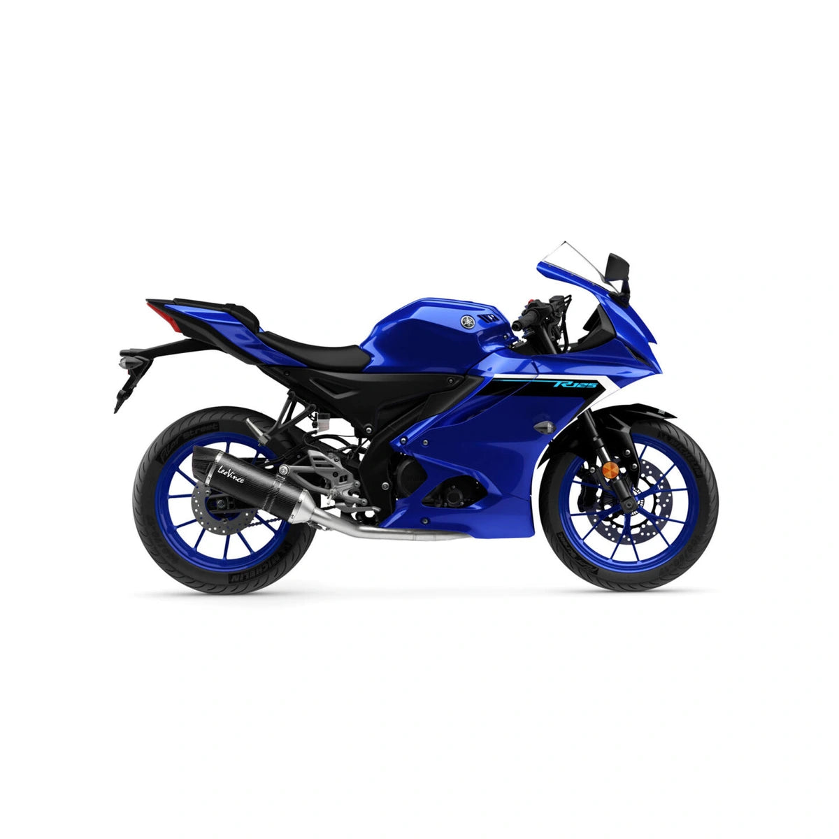 Yamaha XSR125 (25-26) m.fl. LeoVince LV One EVO komplet udstødning – rustfri – mat sort – ekstra produktvisning af udstødningssystem, design og detaljer 4