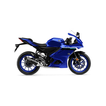Yamaha XSR125 (25-26) m.fl. LeoVince LV One EVO komplet udstødning – rustfri – mat sort – ekstra produktvisning af udstødningssystem, design og detaljer 4