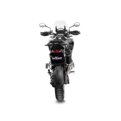 Triumph Tiger 1200 GT (22-26) LeoVince Nero slip-on – rustfri – mat sort – ekstra produktvisning af lyddæmper, finish og detaljer 3