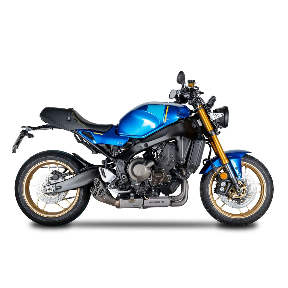 Yamaha MT-09 (21-26) Triade MotoGP-style komplet udstødning, rustfrit stål – Spark – produktdetalje fra alternativ vinkel, billede 7
