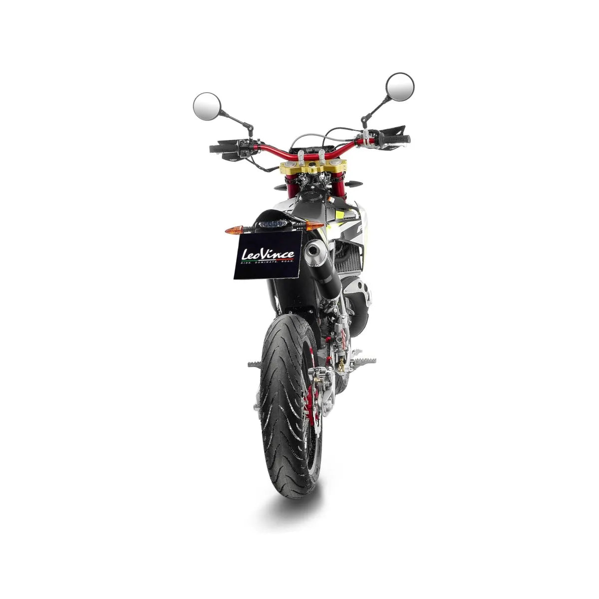Fantic XE 50 (21-24) m.fl. LeoVince X-FIGHT slip-on – rustfri – ekstra produktvisning af lyddæmper, finish og detaljer 4