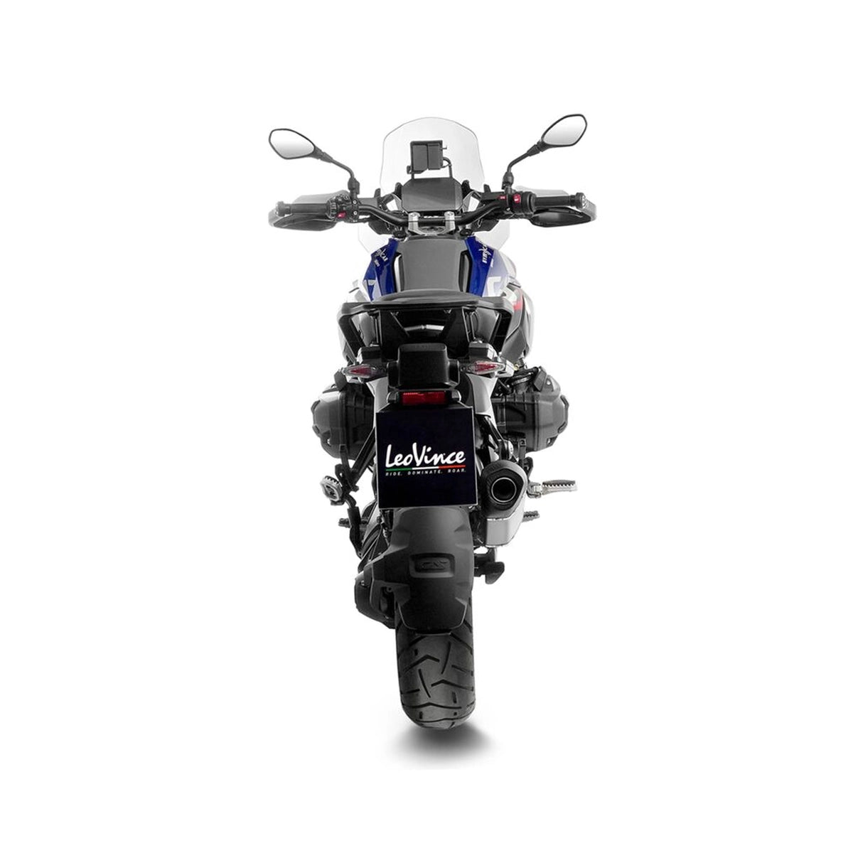BMW R1300GS (23-26) LeoVince LV-14 slip-on – titanium – ekstra produktvisning af lyddæmper, finish og detaljer 2