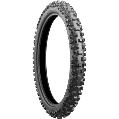 Bridgestone Battlecross X30 70/100-19 42M TT – fordæk – originalt Bridgestone fordæk med alsidigt MX-greb på varieret underlag. Køb hos Mo2parts.