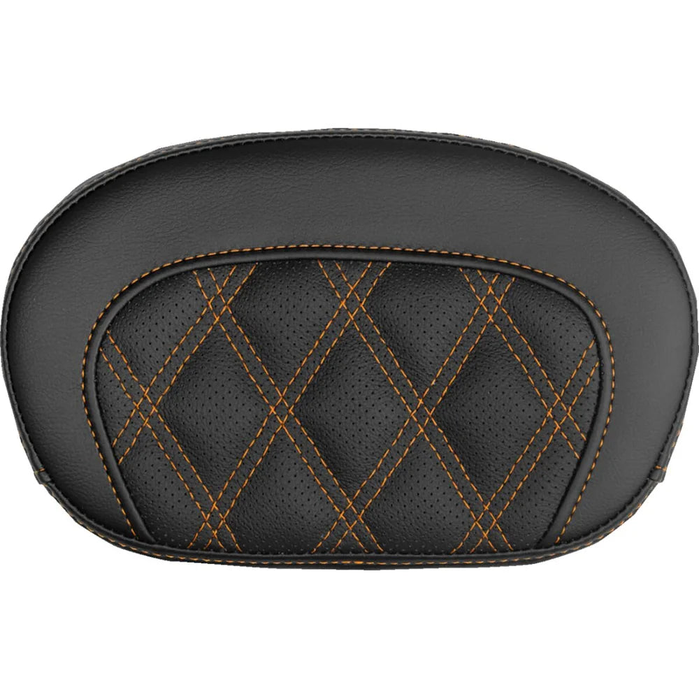 sissy bar pude Lattice Stitch/ Orange Stitching – Saddlemen