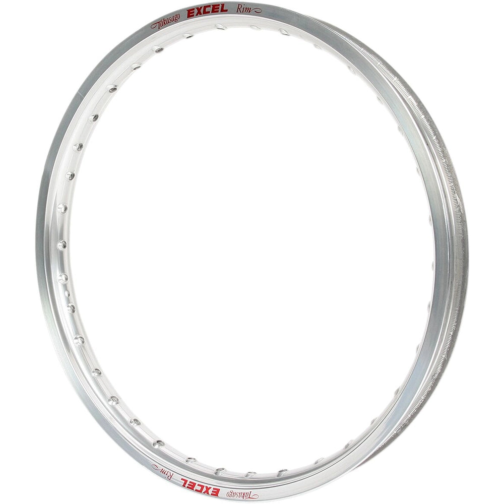 Excel Takasago MX/Enduro fælg 21x1.6, for, 36H til Beta/GasGas/Honda m.fl. 1991–2026 – sølv – Excel hjuldel til MX, Enduro eller Supermoto