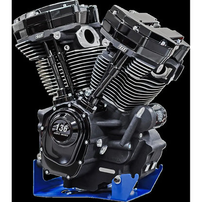 Harley-Davidson Touring / Trike (17-23) MK136 Black Edition Engine with 550G Cam, sort / Powder Coat – S&S Cycle
