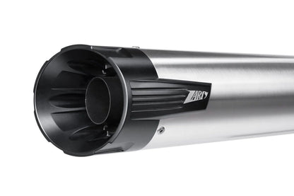 Harley-Davidson Road Glide (25-26) m.fl. 2-i-1 komplet udstødning, racing, børstet – Zard – produktbillede 3