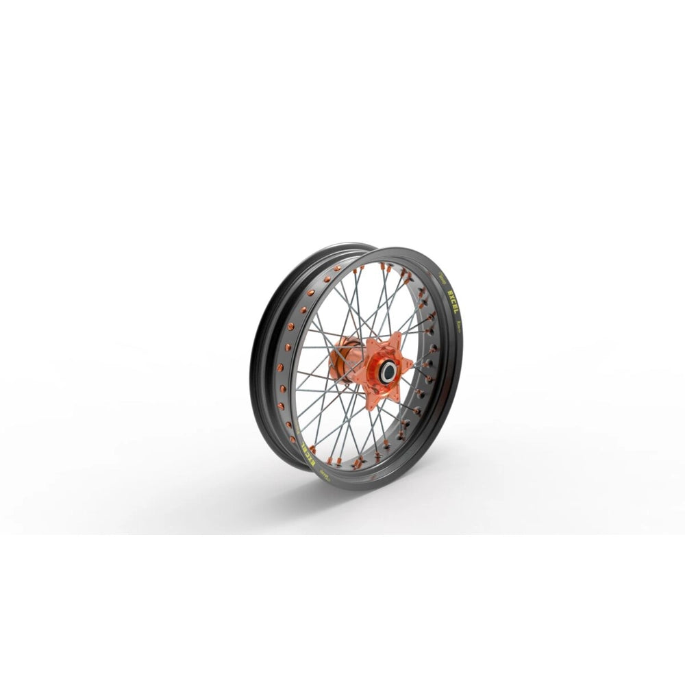 Kite Elite MX/Enduro baghjul 16x1.85 til KTM/Husqvarna 2021–2024 – orange, sølv eger