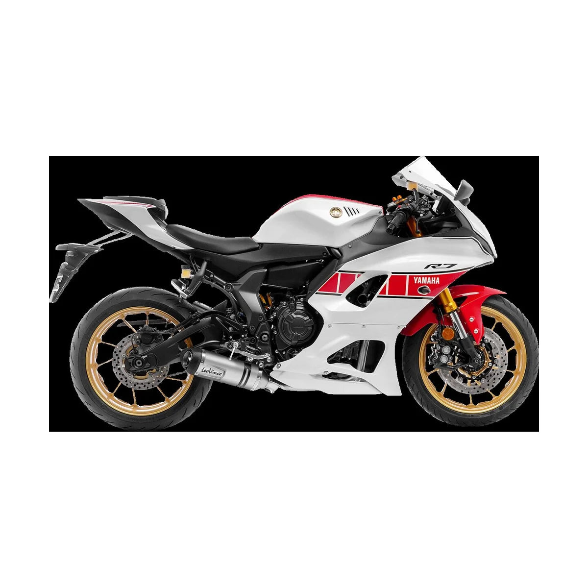Yamaha MT-07 (21-24) m.fl. LeoVince LV One EVO komplet udstødning – rustfri – titanium-look – ekstra produktvisning af udstødningssystem, design og detaljer 3