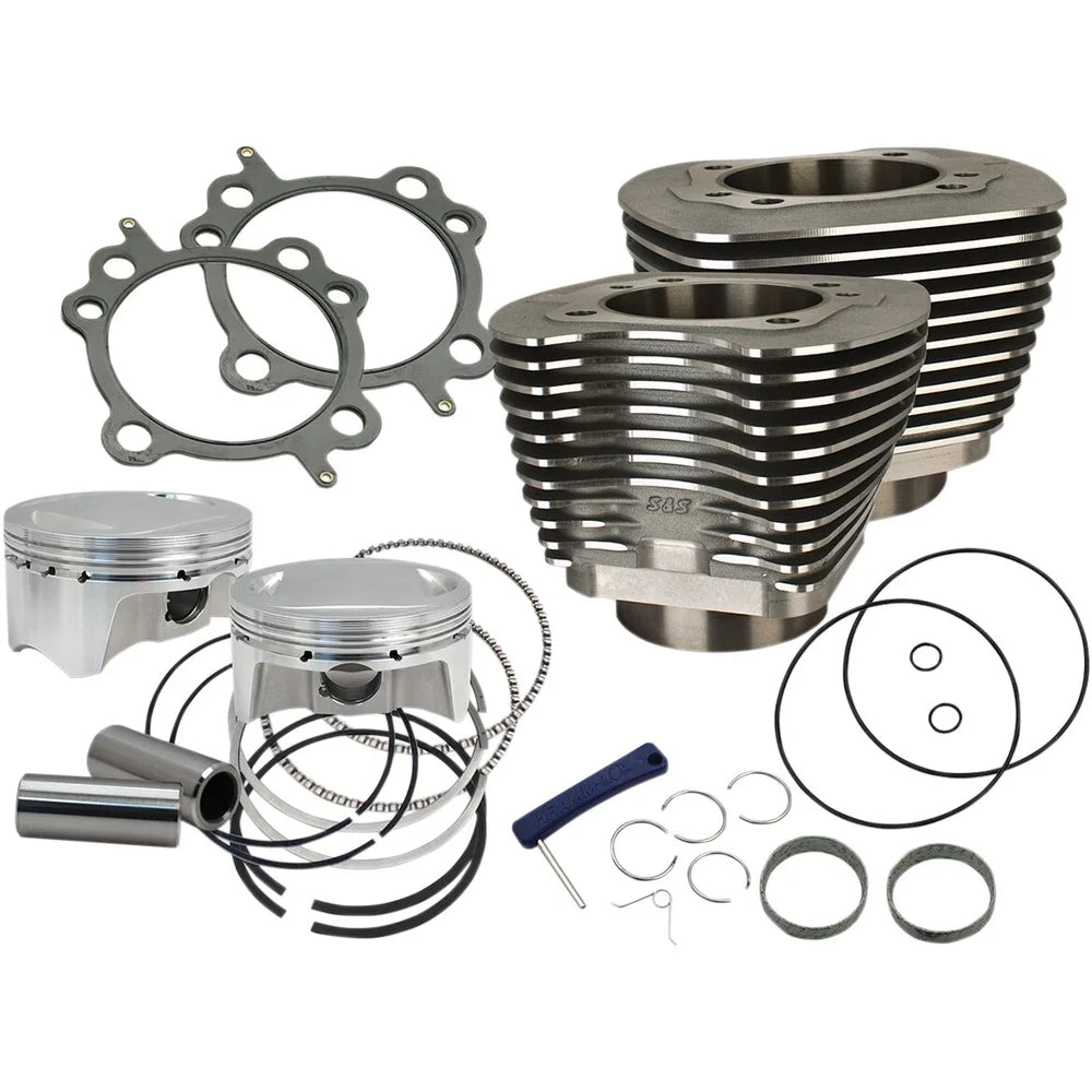 Harley-Davidson modeller (99-06) 100" Big Bore Kit, sort – S&S Cycle