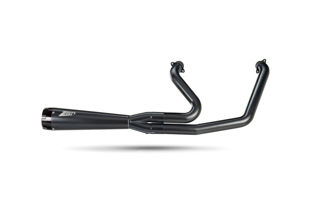 Harley-Davidson Softail (17-24) 2-i-1 komplet udstødning, sort – Zard – produktbillede 4