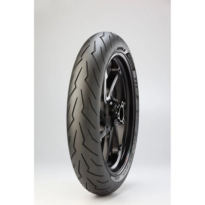 Pirelli Diablo Rosso III 120/65 ZR17 (56W) TL – fordæk – originalt Pirelli fordæk med skarpt greb, hurtig styring og masser af køreglæde. Køb hos Mo2parts.