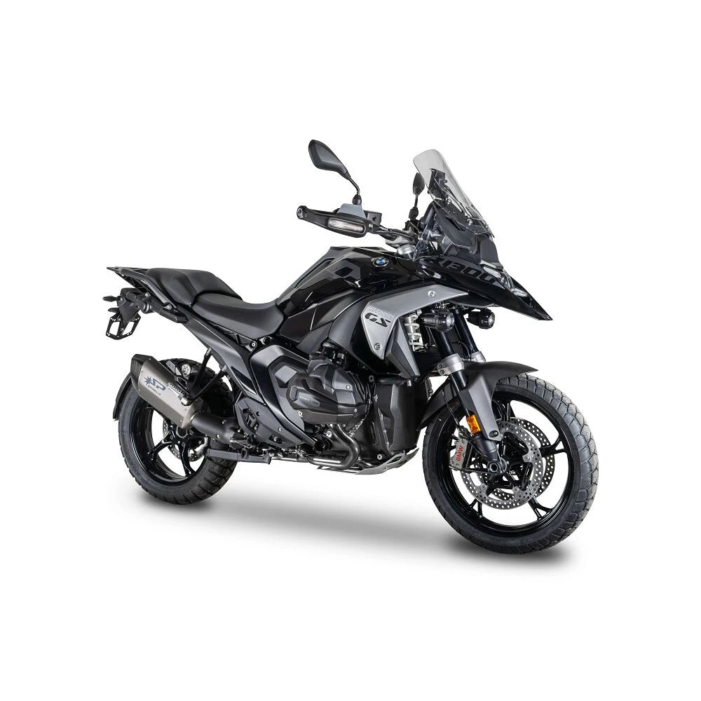 BMW R 1300 GS (23-26) Fighter Evo slip-on, titanium – Spark – produktdetalje fra alternativ vinkel, billede 2