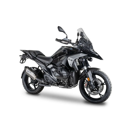 BMW R 1300 GS (23-26) Fighter Evo slip-on, titanium – Spark – produktdetalje fra alternativ vinkel, billede 2