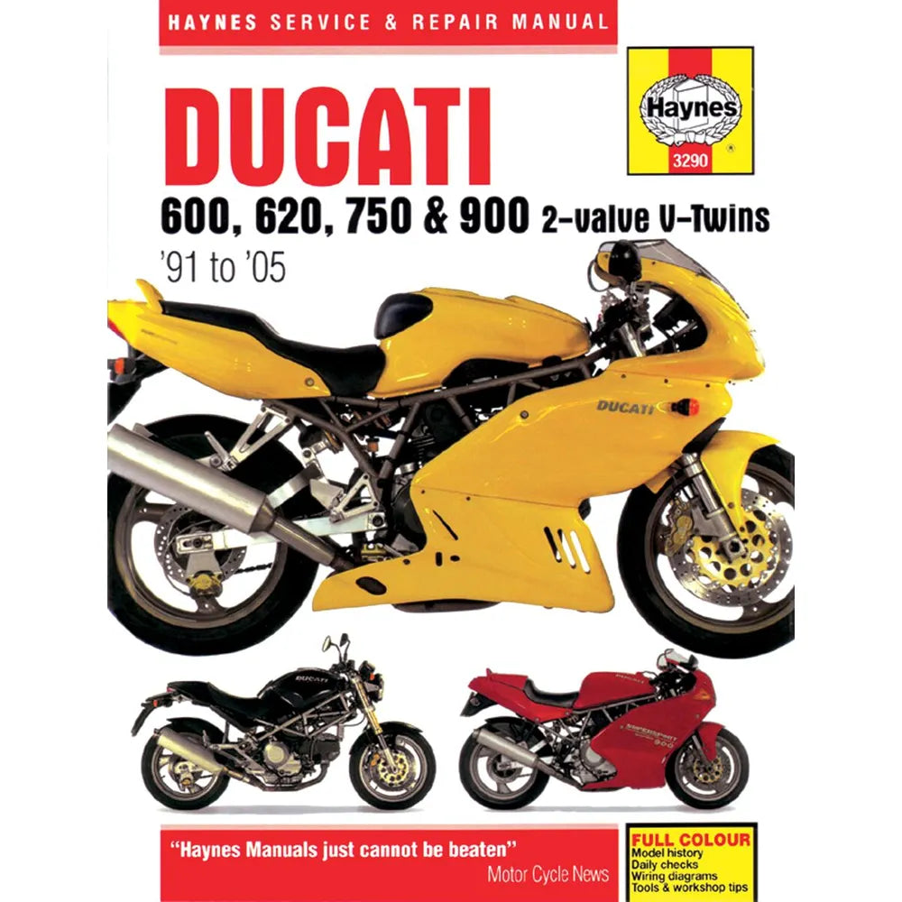 Ducati V-Twin (1991–2005) værkstedshåndbog – Haynes – Haynes værkstedsmanual til service og reparation