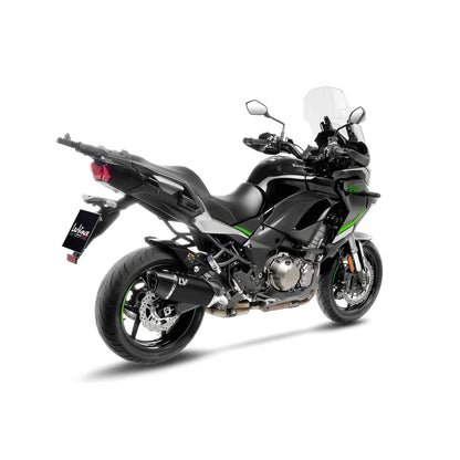Kawasaki KLZ 1000 (19-24) LeoVince LV-14 R slip-on – rustfri – mat sort – 15623B – ekstra produktvisning af lyddæmper, finish og detaljer 4