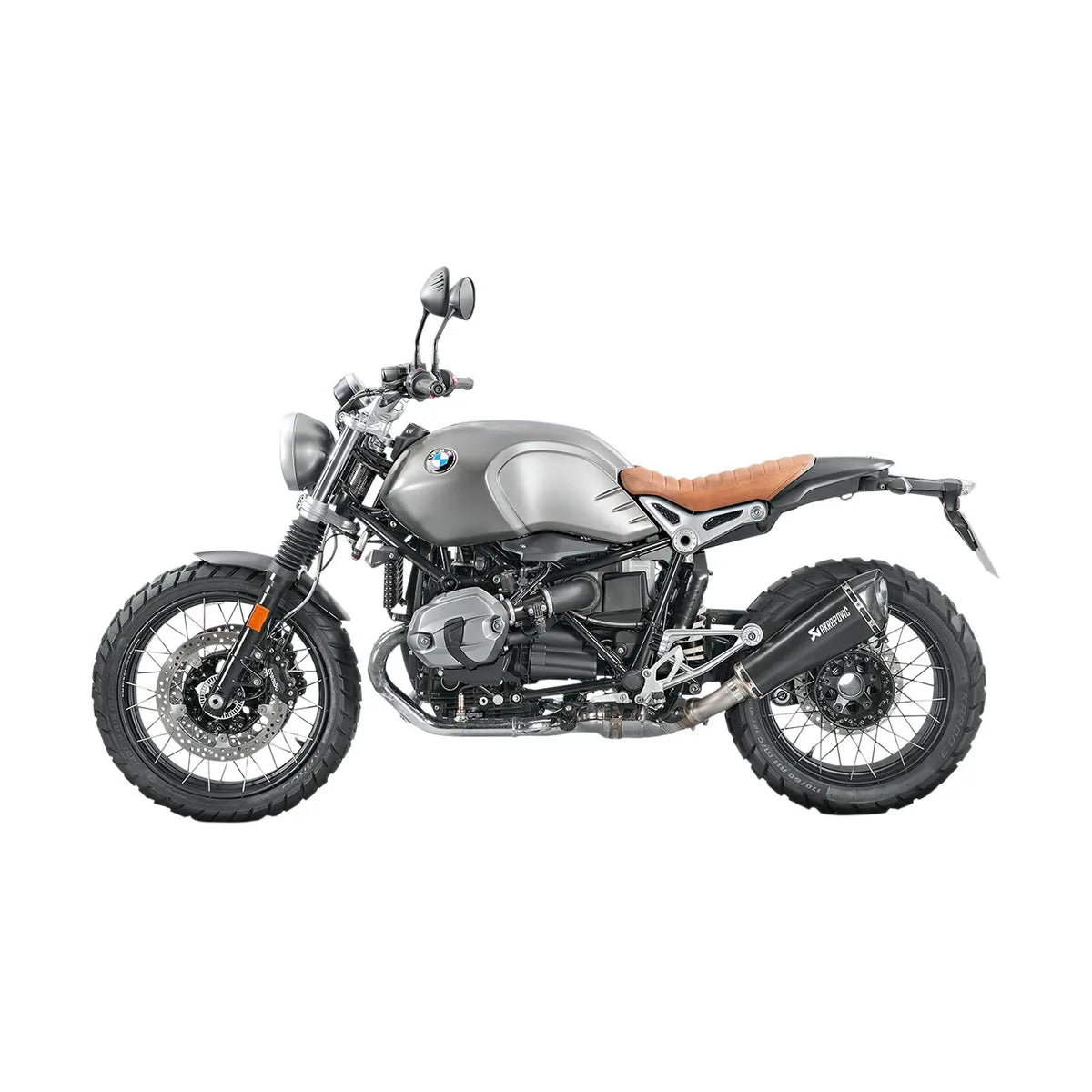 Akrapovič L-B12SO8T link pipe monteret på BMW R NINE T (14-23)