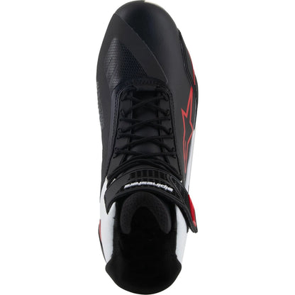 MC sko Faster-4, herre – Sort/Dark Red/Hvid, str. US 9 fra Alpinestars – produktdetalje 4