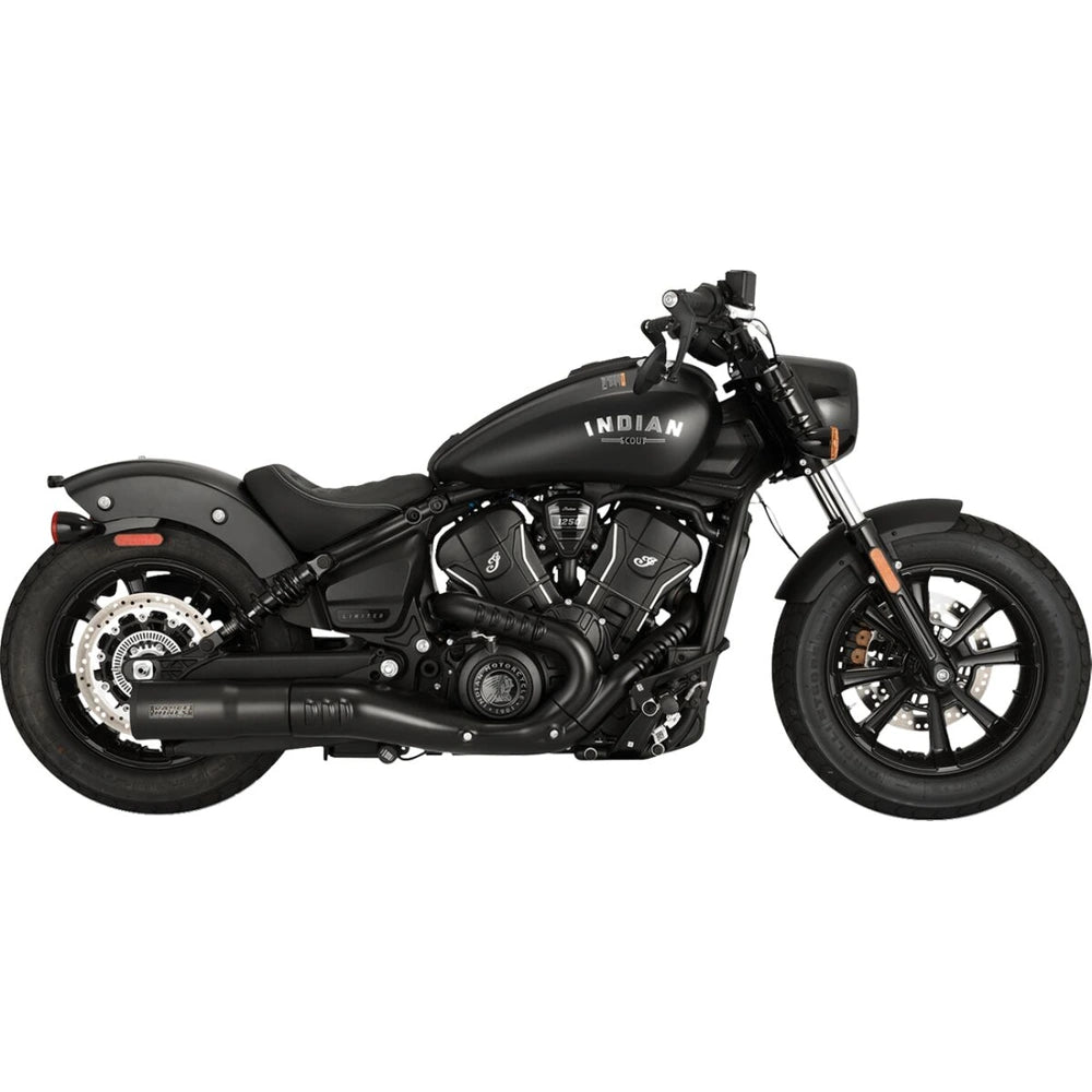 Indian Scout modeller (25) Hi-Output slip-on, sort – Vance & Hines