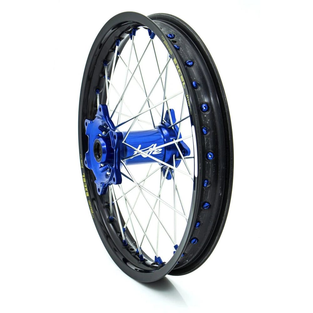 Kite Elite MX/Enduro baghjul 19x2.15 til Sherco 2014–2026 – blå, sølv eger