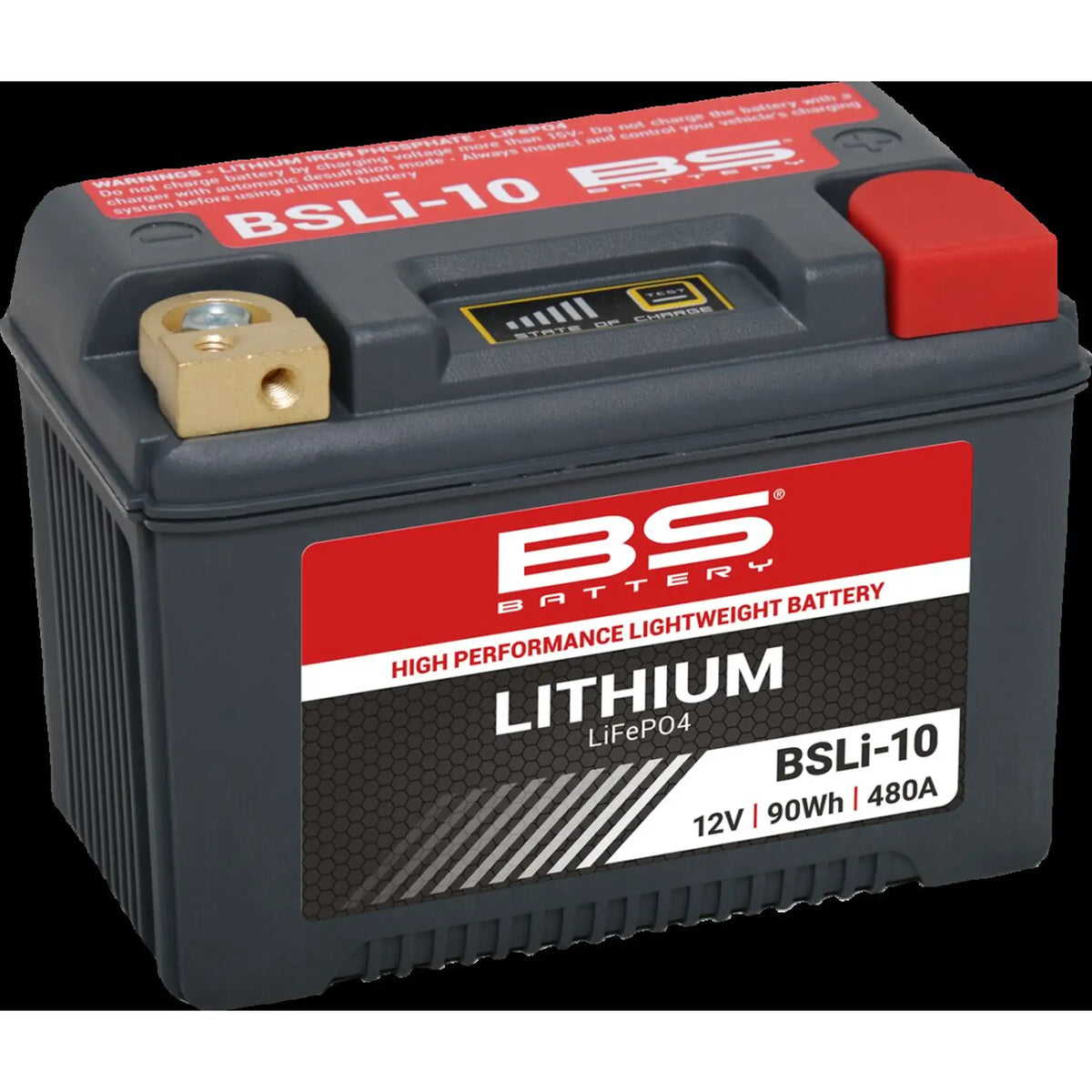 BS Battery BSLi-10 12,8V 7,5Ah 480A LiFePO4 lithium MC batteri